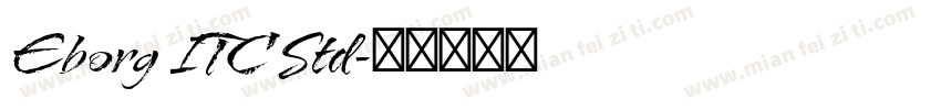 Eborg ITC Std字体转换